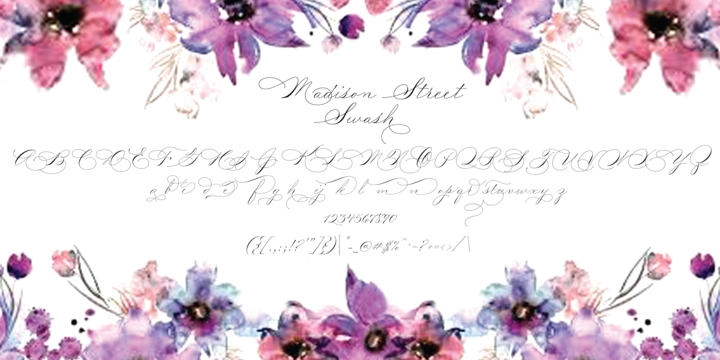 폰트 Madison Street Pro